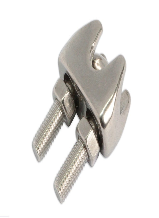 einnovative 6 mm Stainless Steel U - Bolt Type Wire Rope Clip Clamp Regular for BOAD Heavy Duty U-Bolt Type Wire Rope Clip Clamp (10) - Image 1